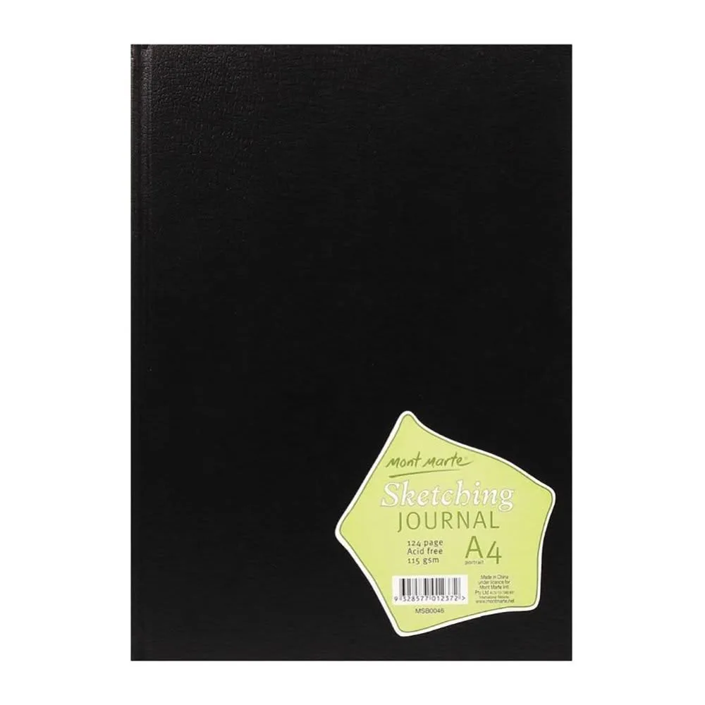 دفتر رسم (سكتش جورنال) مونت مارت A4 غلاف اسود