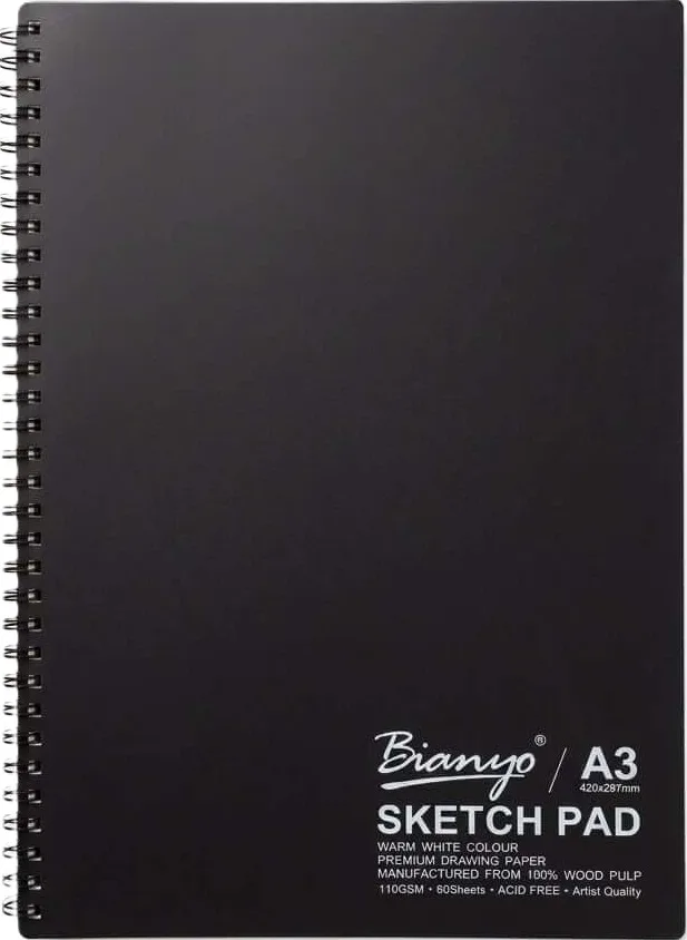 دفتر رسم وسكتش بوك سلك A3 بيانيو (Bianyo )