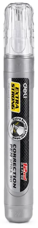 قلم تصحيح سائلبرأس فولاذي قوي من ديلي Deli Extra Strong H30490 - سعة 12 مل