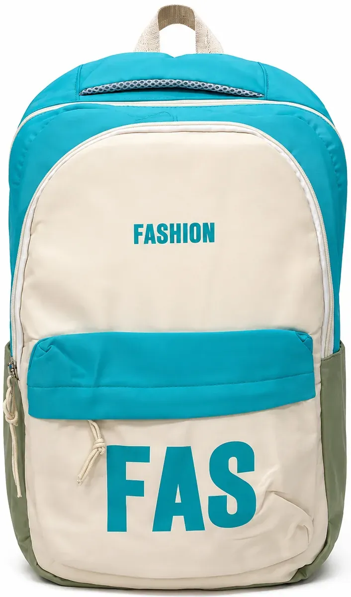 حقيبة ظهر مدرسية تركوازية FASHION FAS