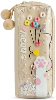 محفظة مدرسية قطة Meow جليتر - بيج (Beige)