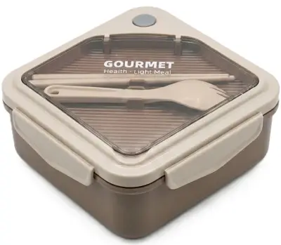 حافظة طعام Gourmet - بيج / بني (Beige / Brown)