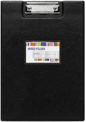 لوح كتابة جلدي قابل للطي SPEED FOLDER - أسود (Black)
