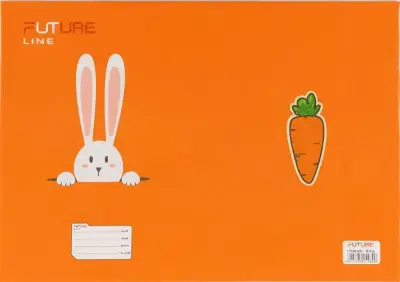 جلاد كتب فيوتشر لاين - أرنب وجزر برتقالي (Cute Bunny)