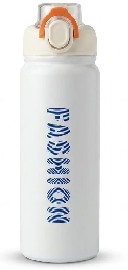 مطارة ماء حرارية ستانلس ستيل 680ml - أبيض
