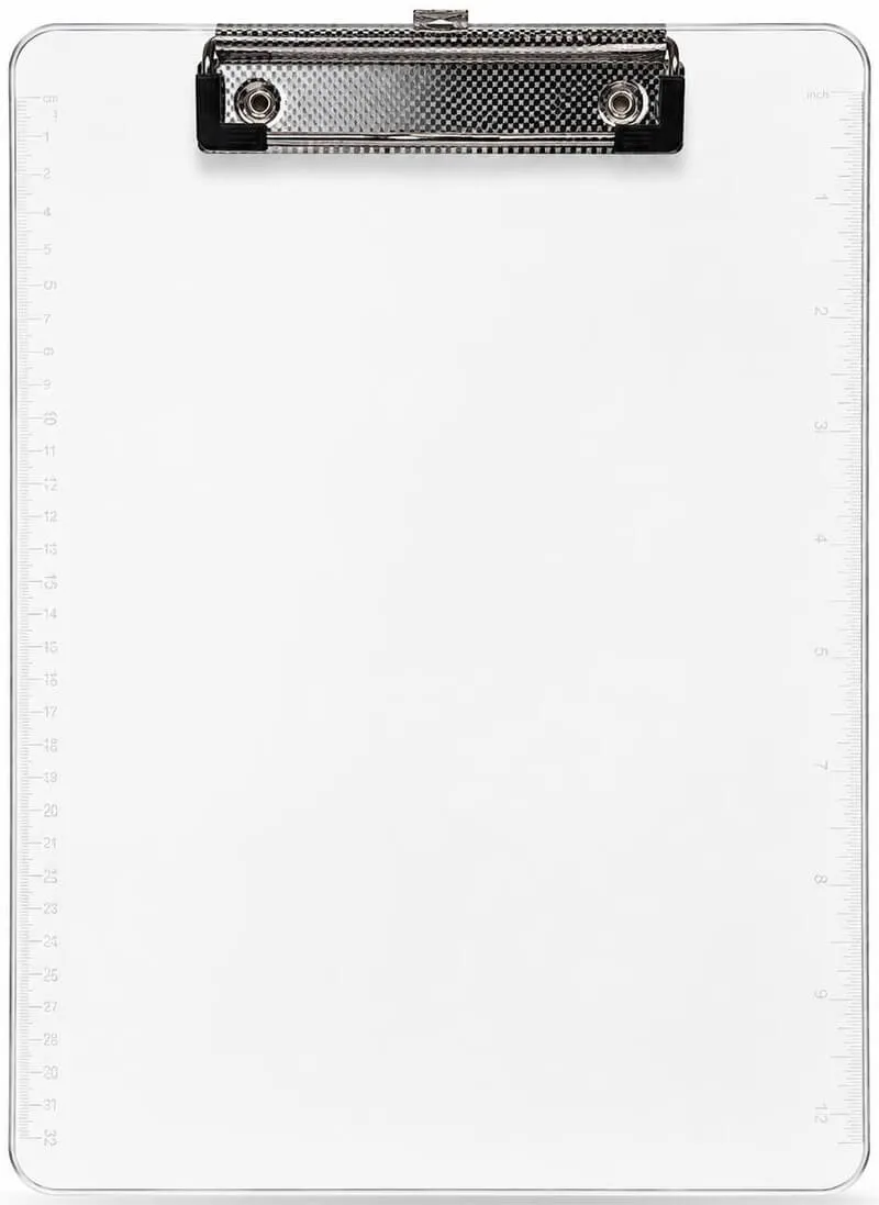 لوح كتابة Totober - شفاف / أبيض (Clear / White)