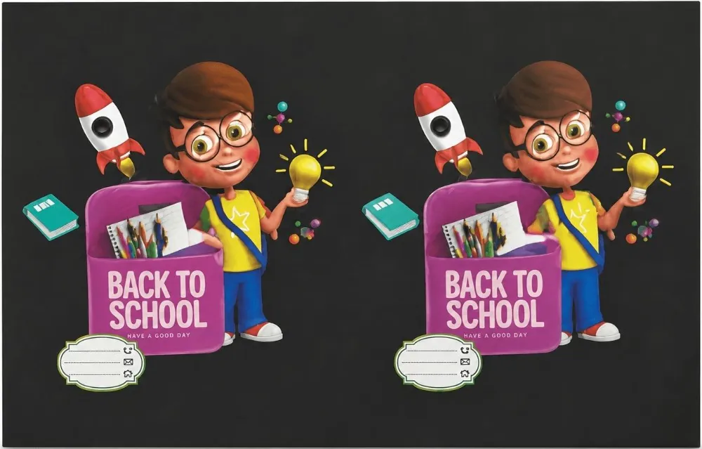 جلاد كتب لاصق - ولد ومصباح (Back to School)