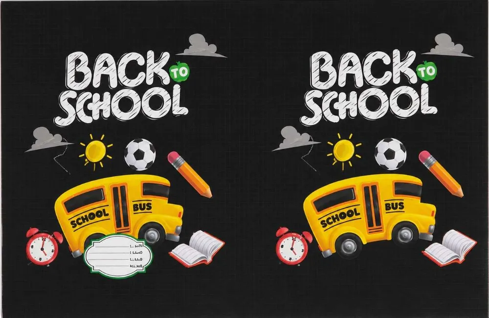 جلاد كتب لاصق - باص المدرسة الأصفر (School Bus)