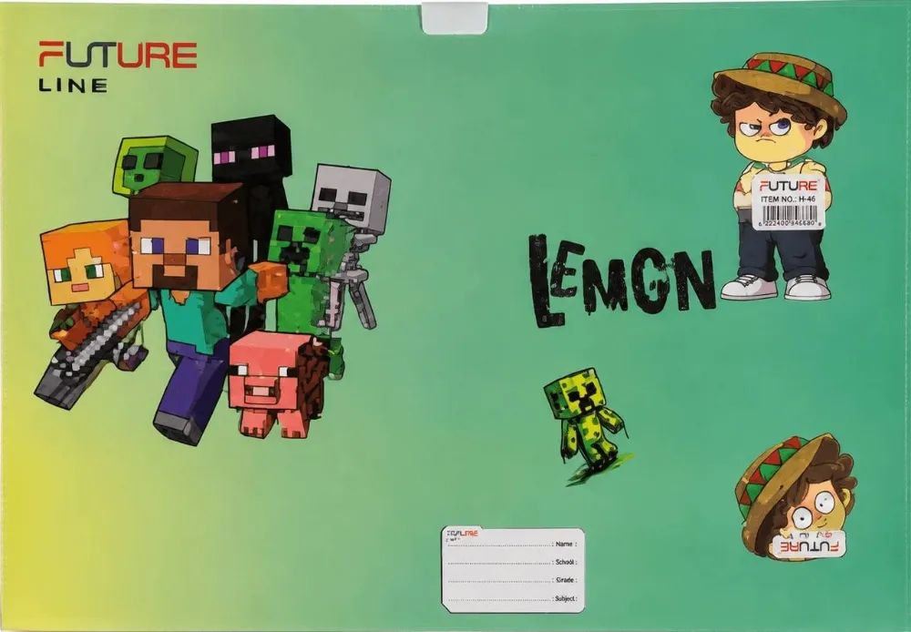 جلاد كتب فيوتشر لاين - ماين كرافت أخضر (Minecraft)
