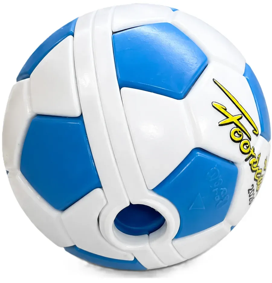 مقطاطة كرة قدم - أزرق وأبيض